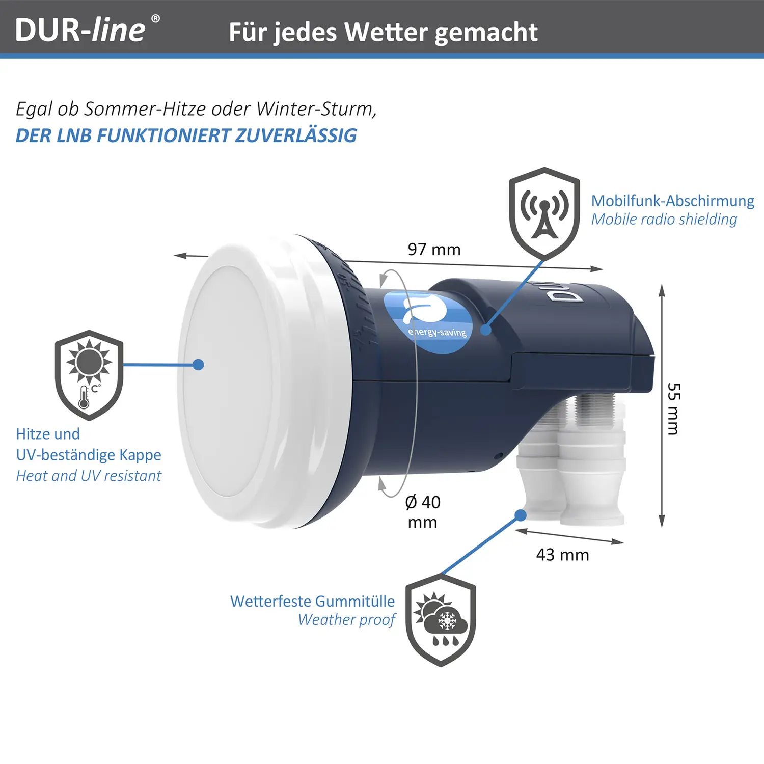 DUR-line Blue ECO Twin