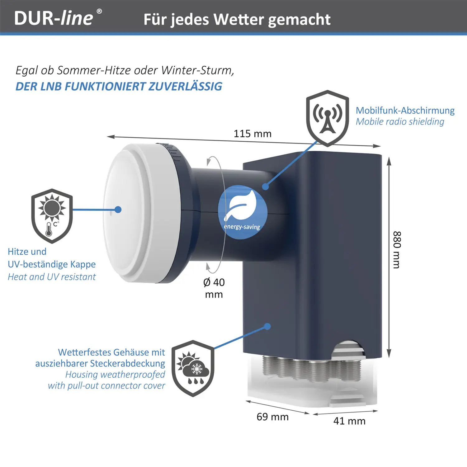 DUR-line Blue ECO Octo