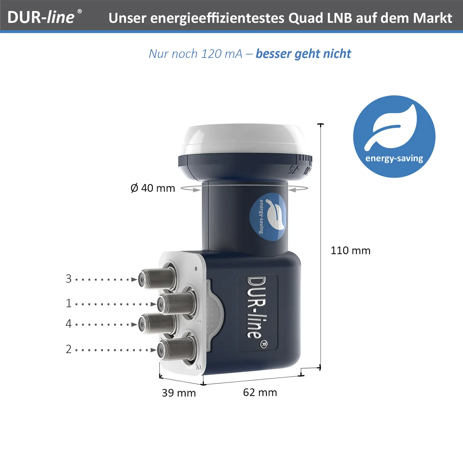 DUR-line Blue ECO Quad