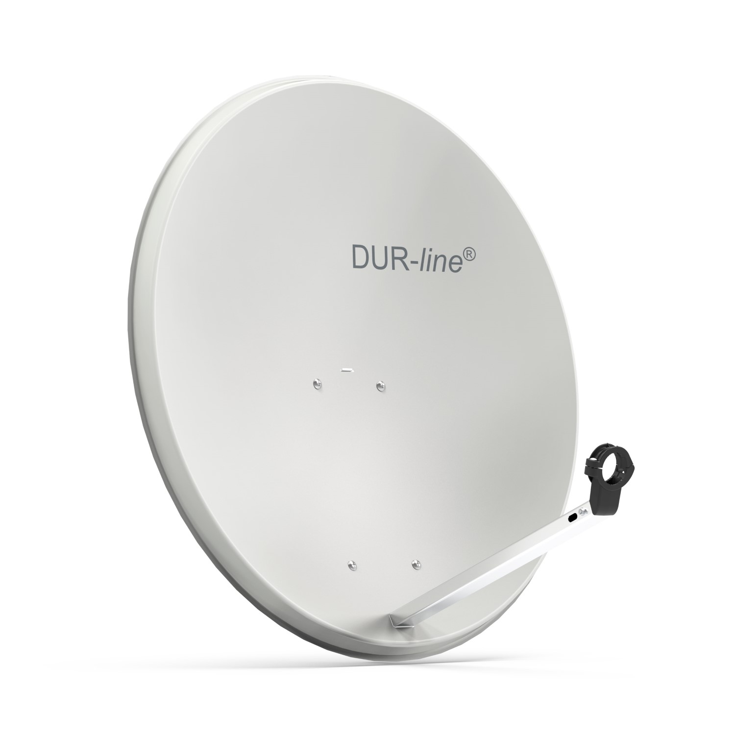 DUR-line MDA 80 Hellgrau - Alu Sat-Reflektor